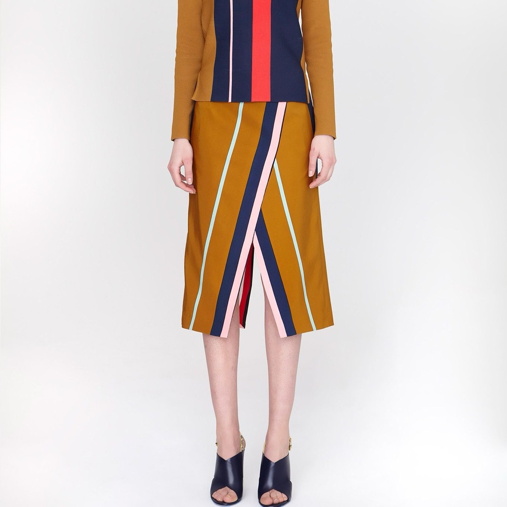Apiece Apart Multicolor Striped Skirt